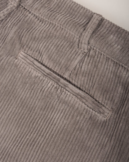 GRÅBRODERN EKE CHINO - WIDE CORDUROY - STEEL GREY