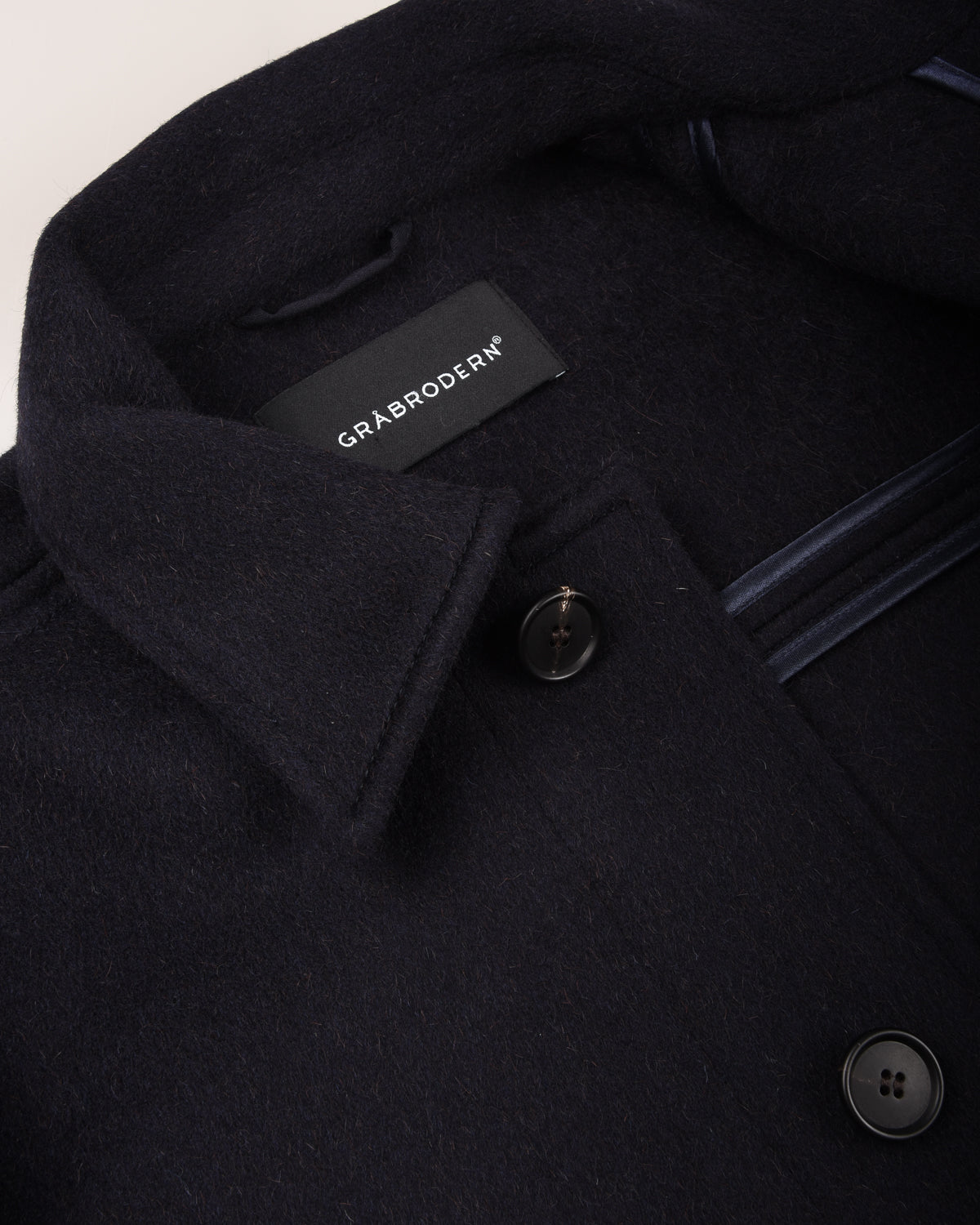 GRÅBRODERN HENRIK WOOL JACKET -  DARK NAVY BLUE