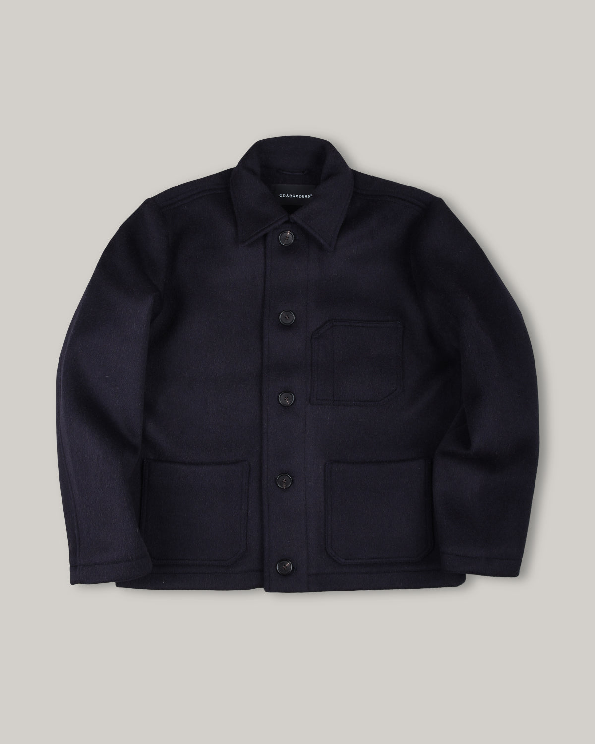 GRÅBRODERN HENRIK WOOL JACKET -  DARK NAVY BLUE