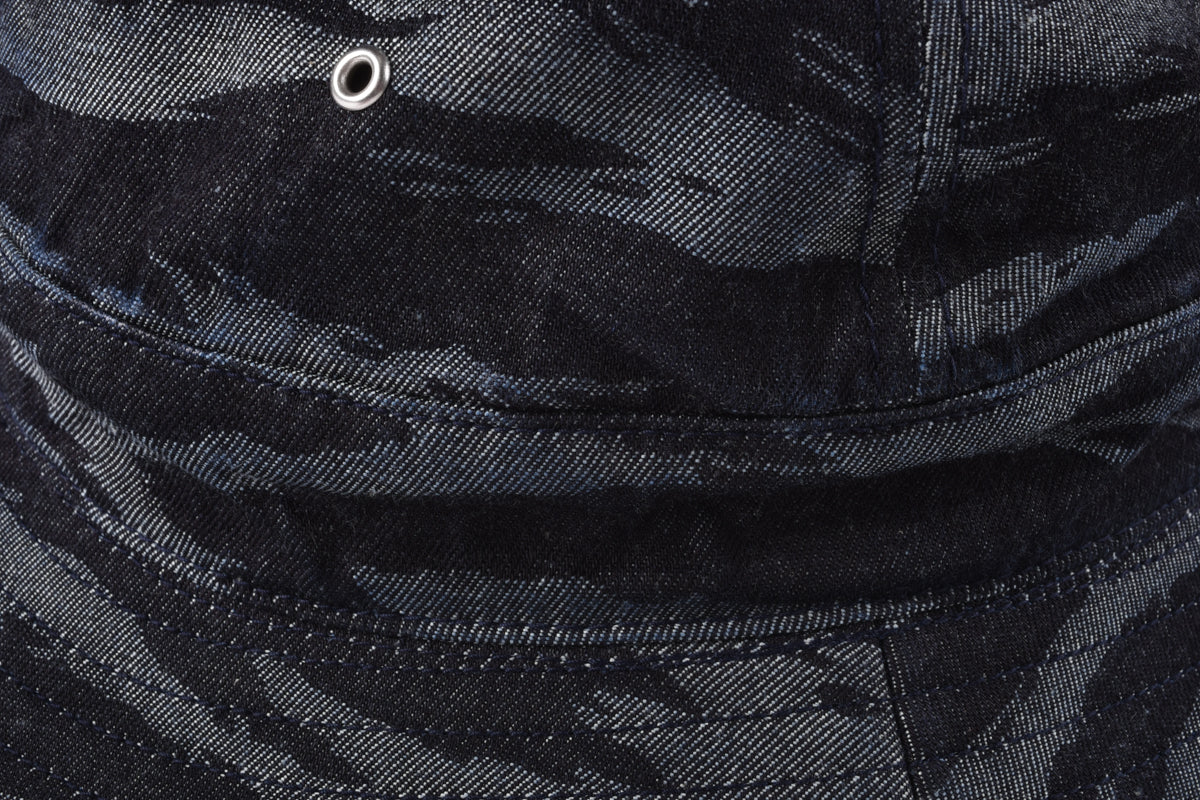 STEVENSON OVERALL CO. FIELD HAT - INDIGO TIGER CAMO