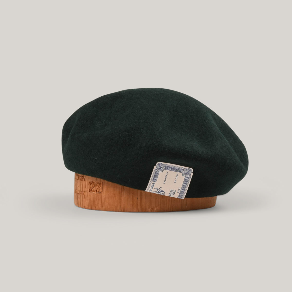 H.W. DOG & CO.  BASIC BERET - N. GREEN