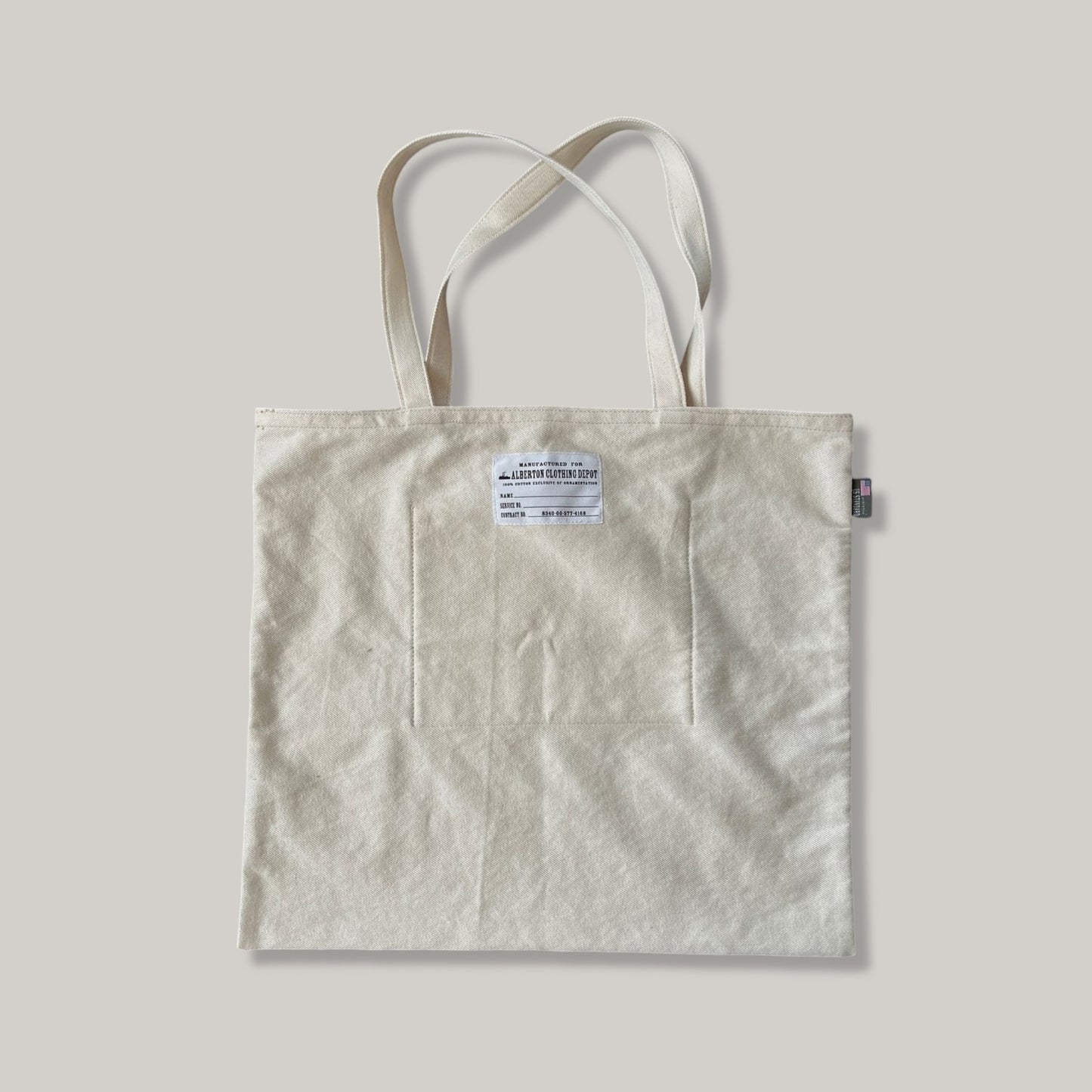 ONE EAR BRAND BRAUN AUDIO 310 ECO LP TOTE BAG - NATURAL