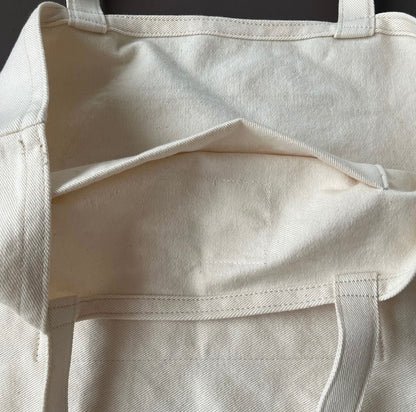 ONE EAR BRAND BRAUN AUDIO 310 ECO LP TOTE BAG - NATURAL