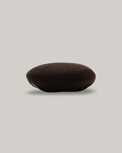 H.W. DOG & CO.  BASIC BERET - BROWN