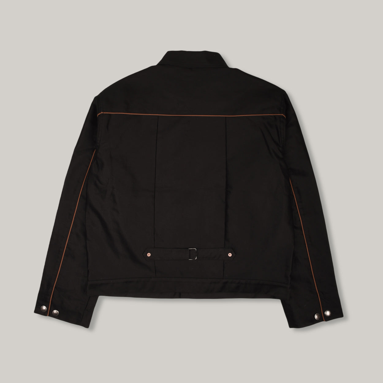 INDIGOFERA SLIDER JACKET - GIZA COTTON MOLESKIN - BLACK