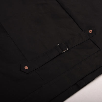 INDIGOFERA SLIDER JACKET - GIZA COTTON MOLESKIN - BLACK