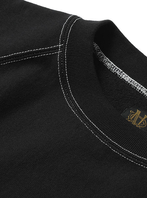 BATONER JUMBERCA URAKE CREW NECK - BLACK