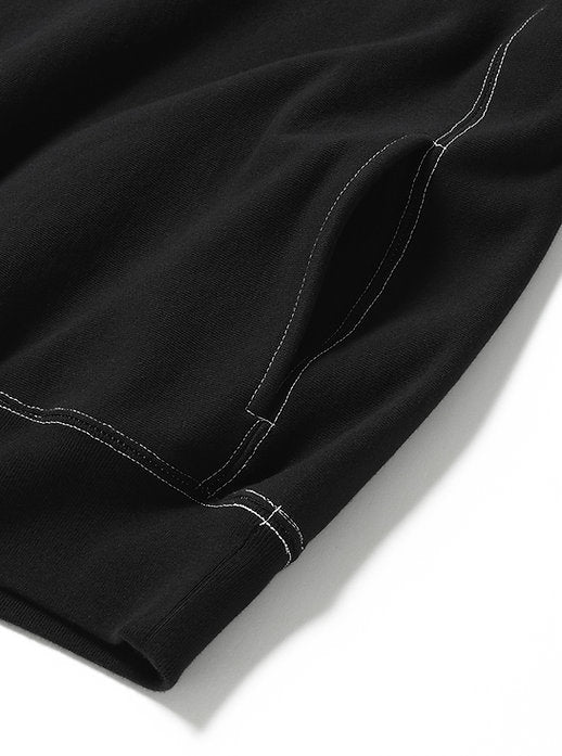 BATONER JUMBERCA URAKE CREW NECK - BLACK