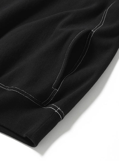 BATONER JUMBERCA URAKE CREW NECK - BLACK