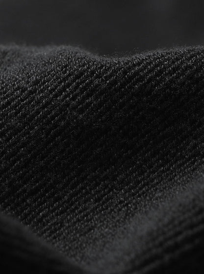 BATONER JUMBERCA URAKE CREW NECK - BLACK