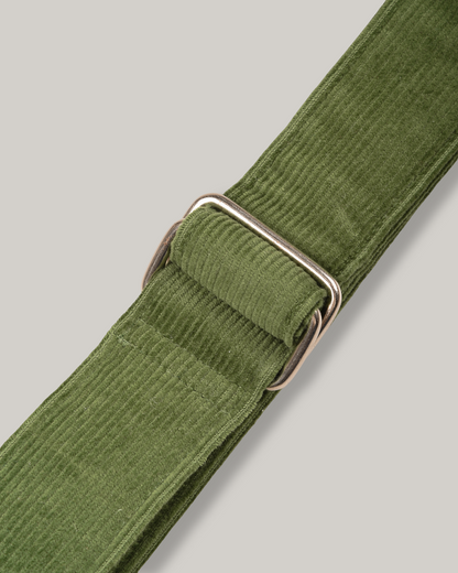 KARDO COTTON CORDUROY BELT - GREEN