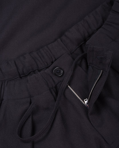 KARDO TAKA HERRINGBONE TROUSER - NAVY