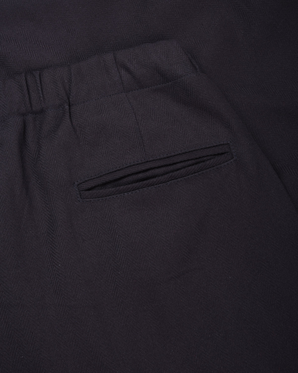 KARDO TAKA HERRINGBONE TROUSER - NAVY