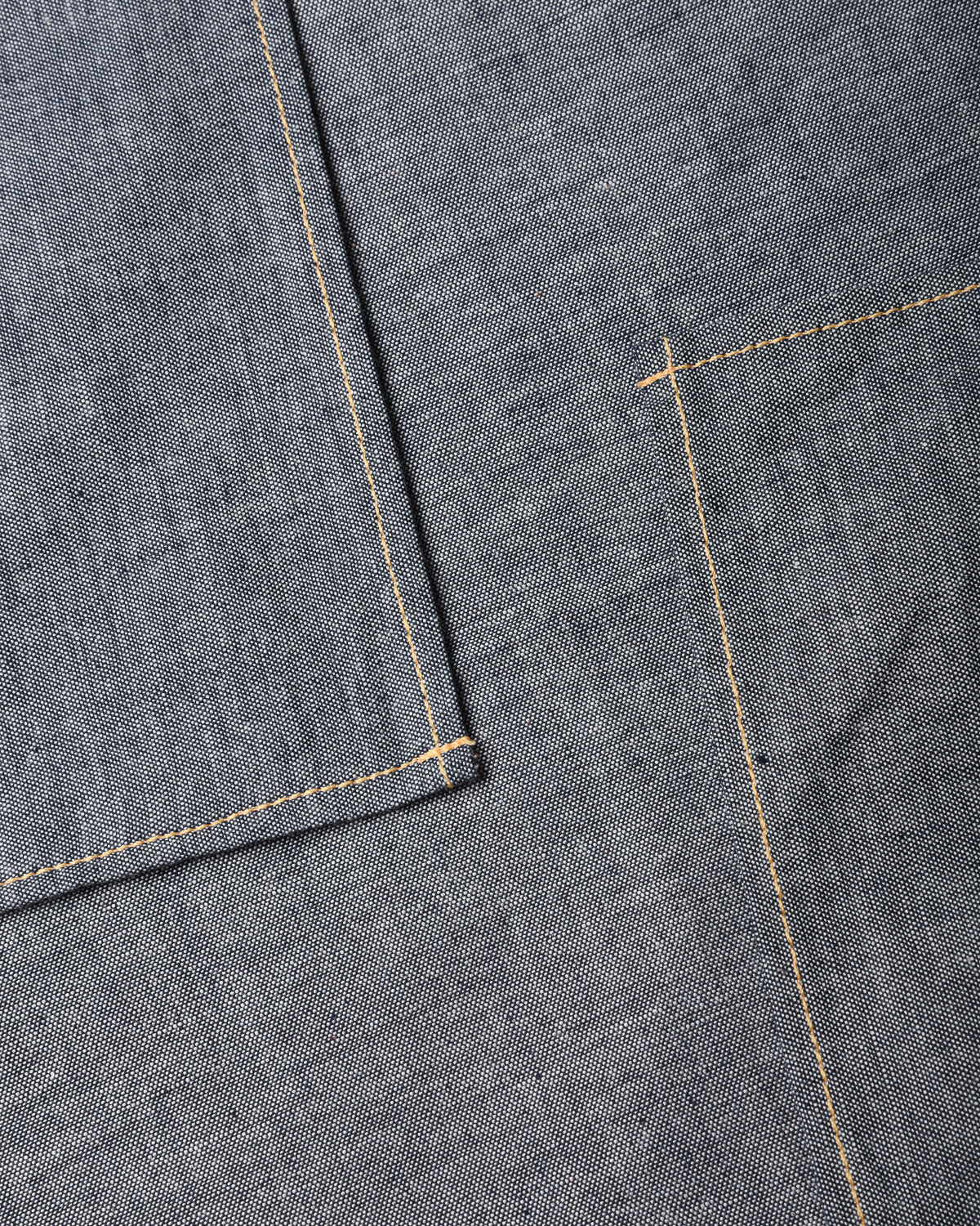TS(S)  COTTON CHAMBRAY BANDANA SCARF - INDIGO