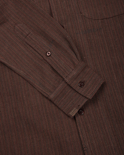KARDO CHINTAN LS SHIRT - MAHOGANY
