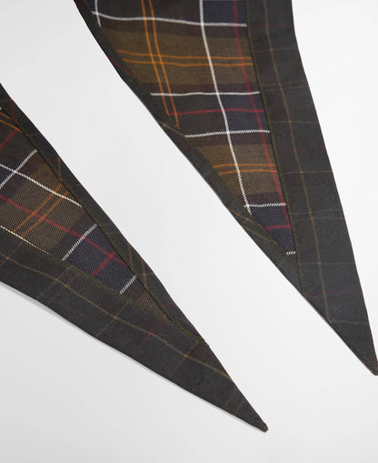 BARBOUR ARLENE WAXED HEADSCARF - CLASSIC TARTAN