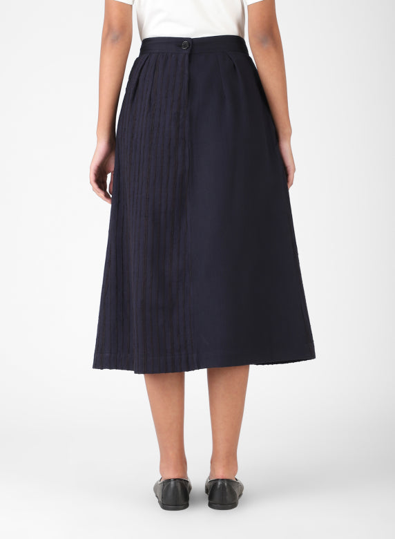 KARDO WOMEN'S COTTON LALI  SKIRT - NAVY