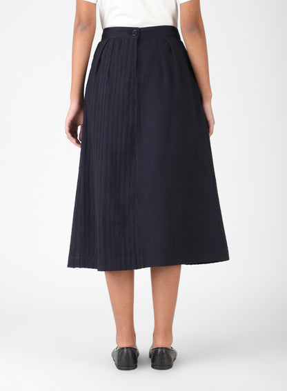 KARDO WOMEN'S COTTON LALI  SKIRT - NAVY