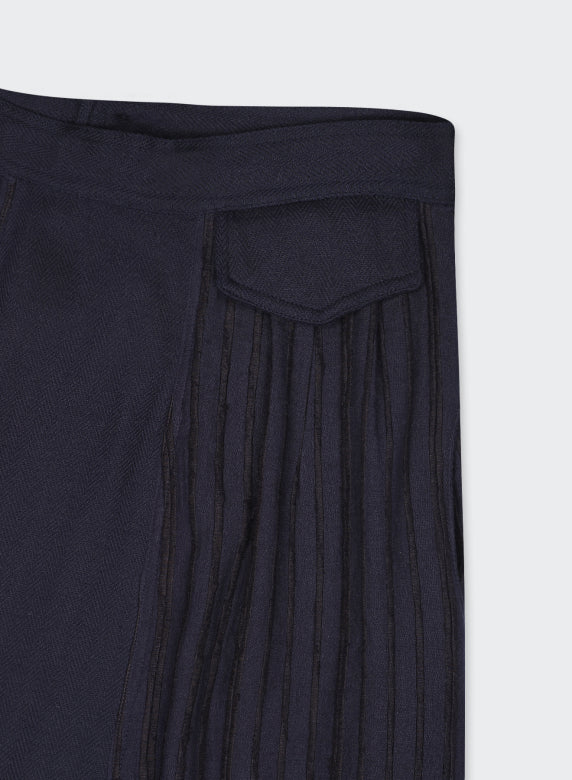 KARDO WOMEN'S COTTON LALI  SKIRT - NAVY