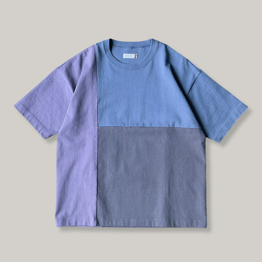 TS(S) COLOUR THREE COLOUR BLOCK T-SHIRT - LAVENDER