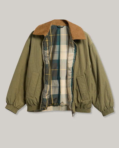 BARBOUR MAUREEN REVERSIBLE CASUAL JACKET - BURNT OLIVE