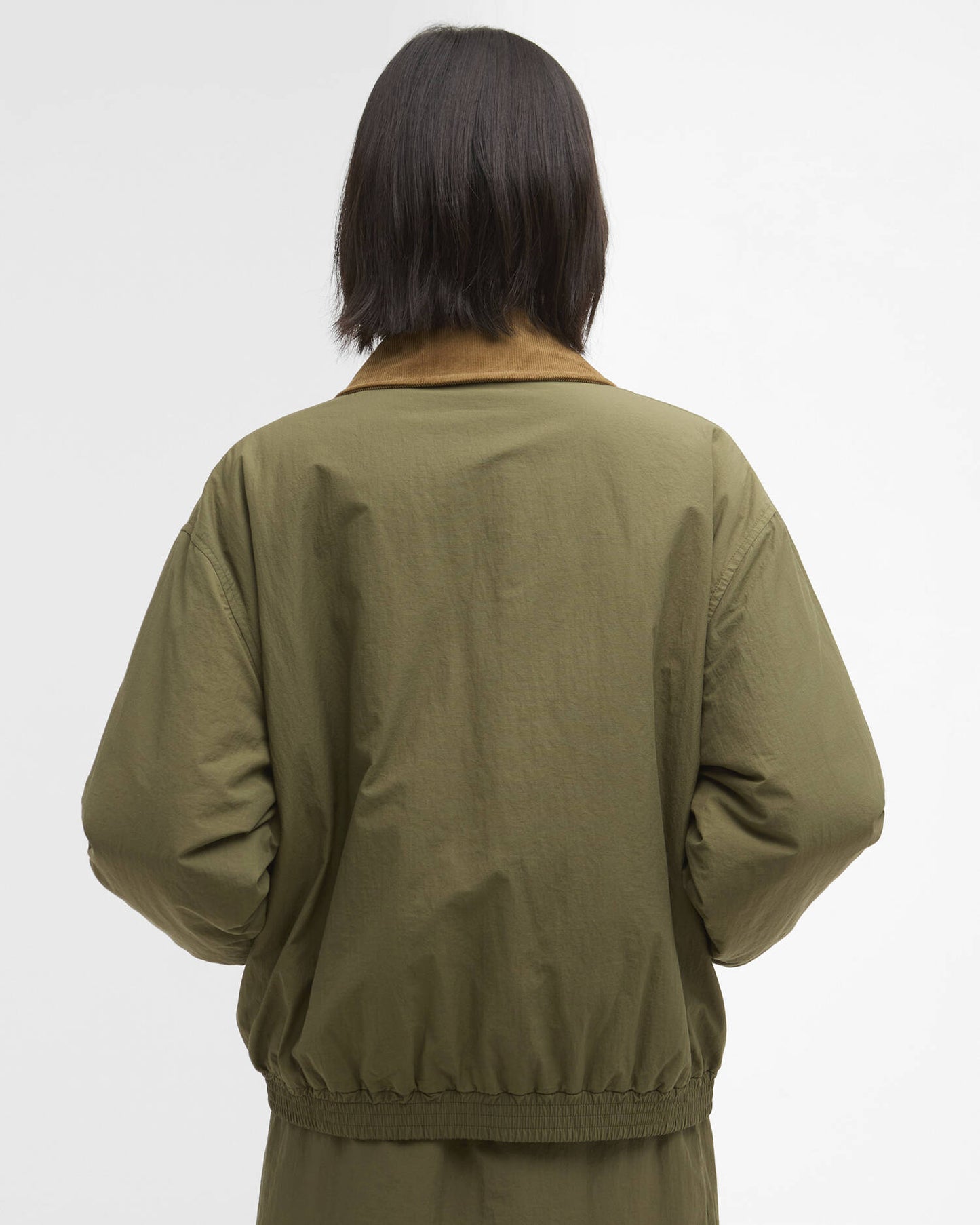 BARBOUR MAUREEN REVERSIBLE CASUAL JACKET - BURNT OLIVE