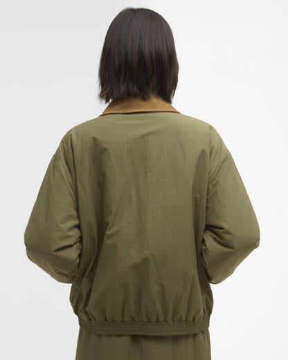 BARBOUR MAUREEN REVERSIBLE CASUAL JACKET - BURNT OLIVE
