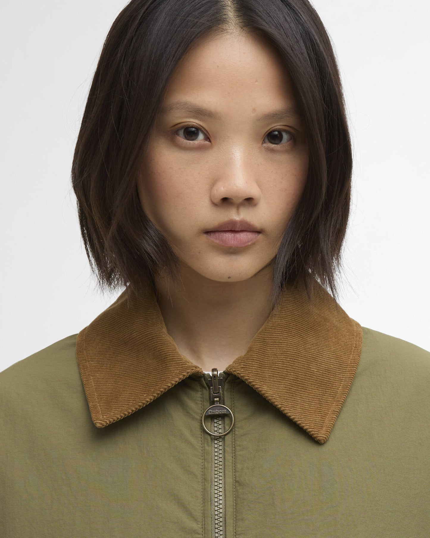 BARBOUR MAUREEN REVERSIBLE CASUAL JACKET - BURNT OLIVE