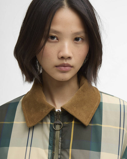 BARBOUR MAUREEN REVERSIBLE CASUAL JACKET - BURNT OLIVE