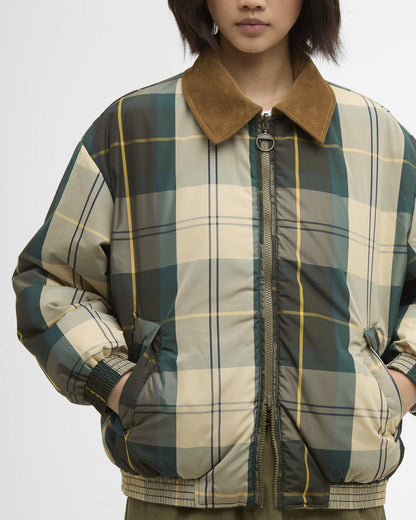 BARBOUR MAUREEN REVERSIBLE CASUAL JACKET - BURNT OLIVE