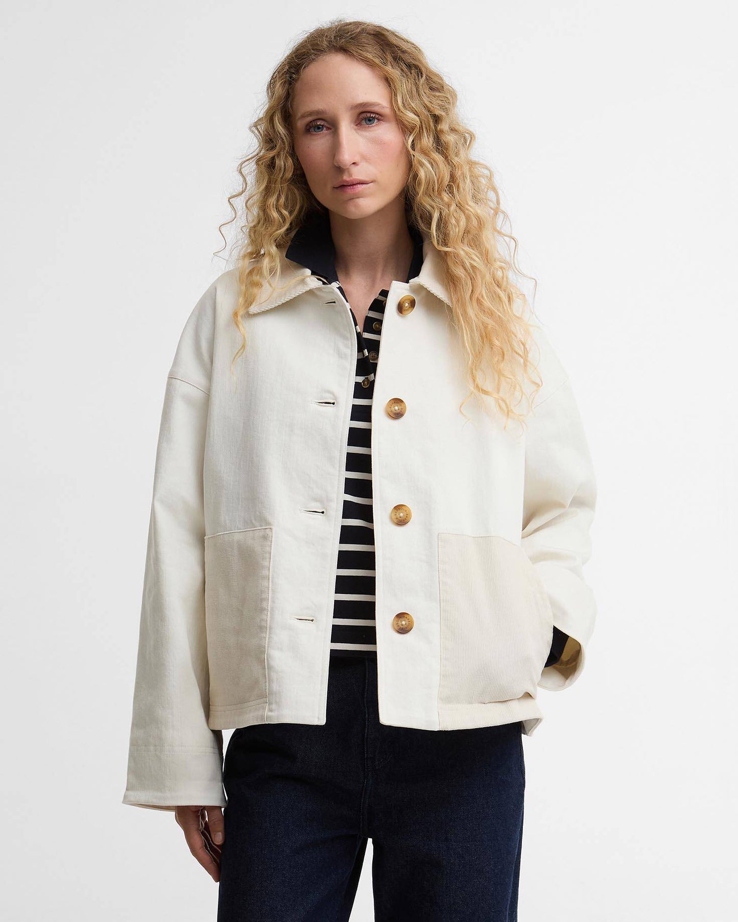 BARBOUR CLOVERDALE CASUAL JACKET - NEUTRAL