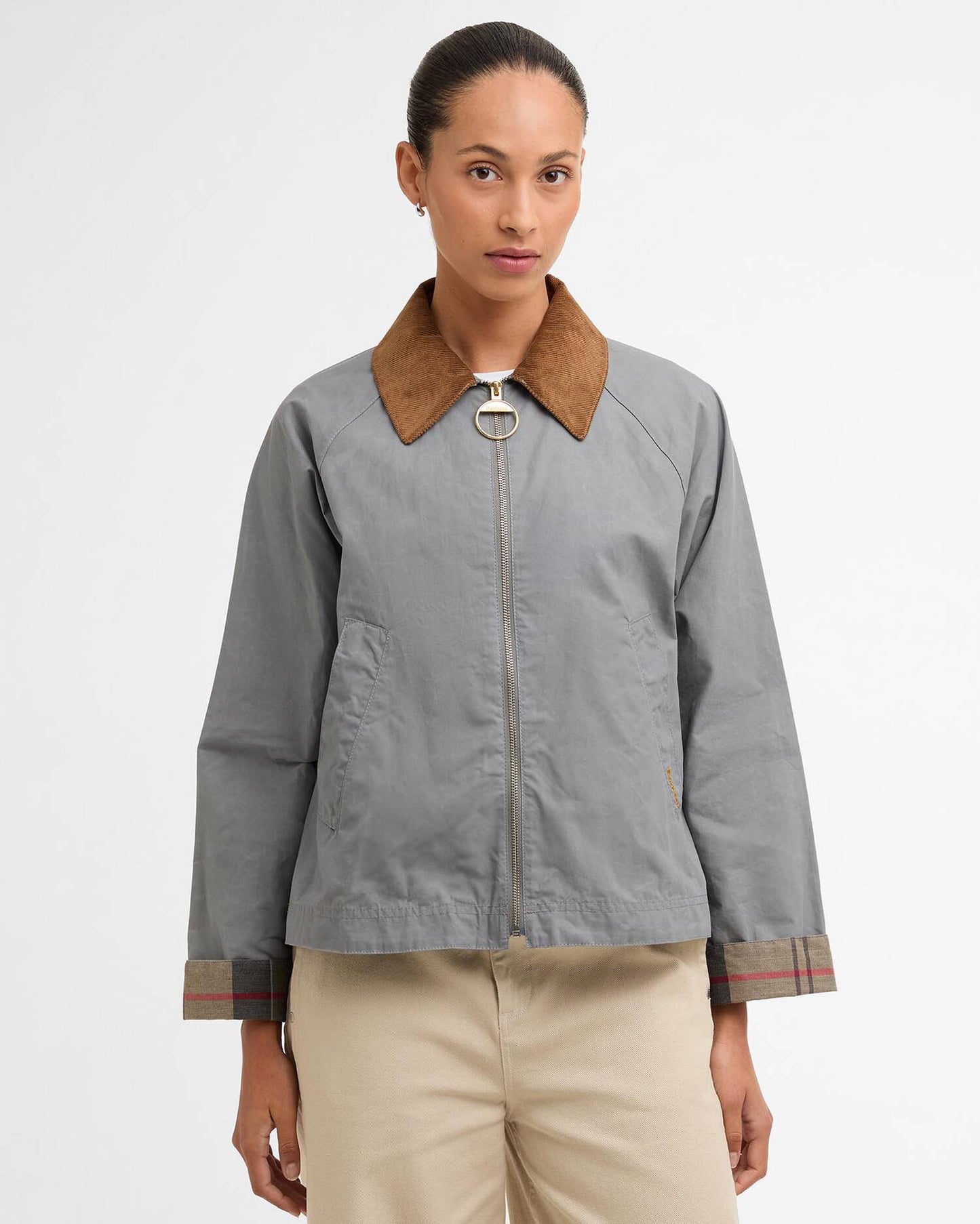 BARBOUR CATLIN CASUAL JACKET - GREY