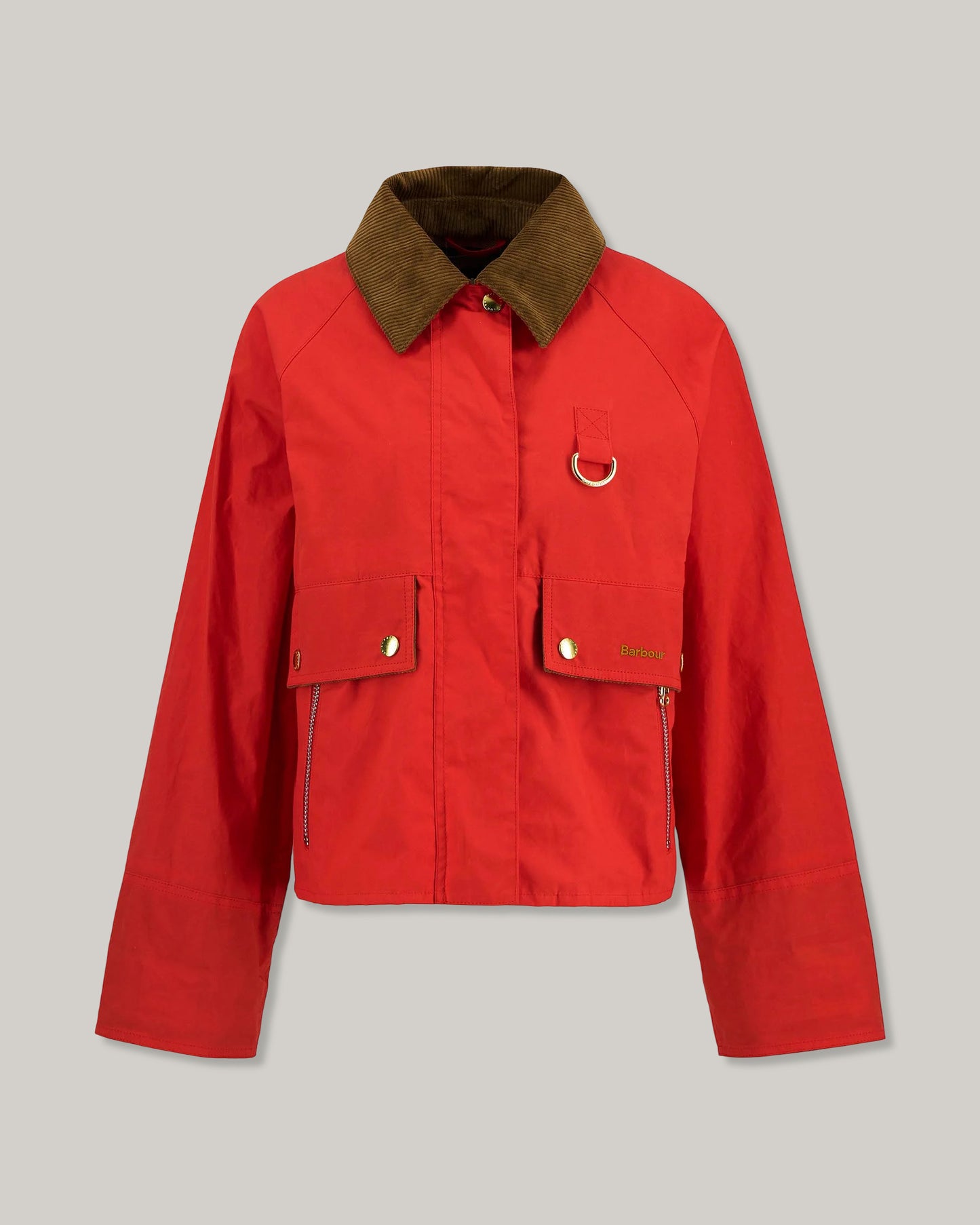 BARBOUR MACKWORTH CASUAL JACKET - VERMILLION