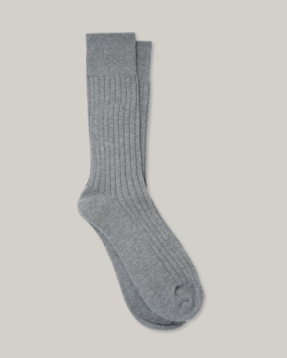 LADY WHITE CO.  LW-C SOCK -  DARK GREY MELANGE