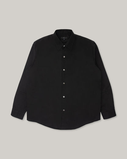 LADY WHITE CO. LYNN L/S SHIRT - BLACK