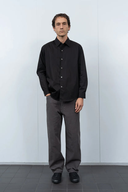 LADY WHITE CO. LYNN L/S SHIRT - BLACK