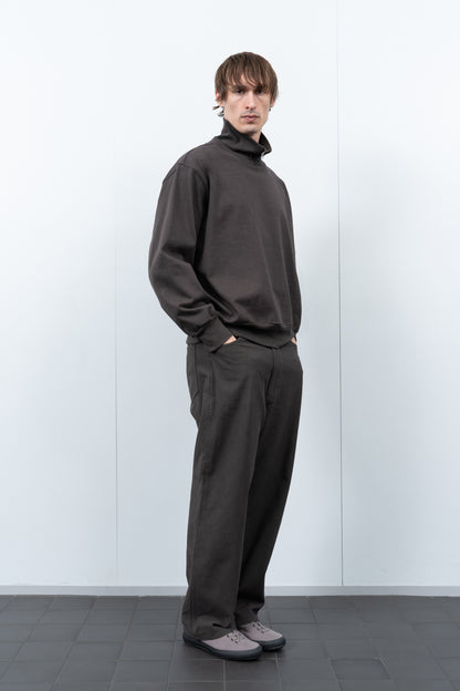 LADY WHITE CO. LAYERED 1/4 ZIP - PEWTER