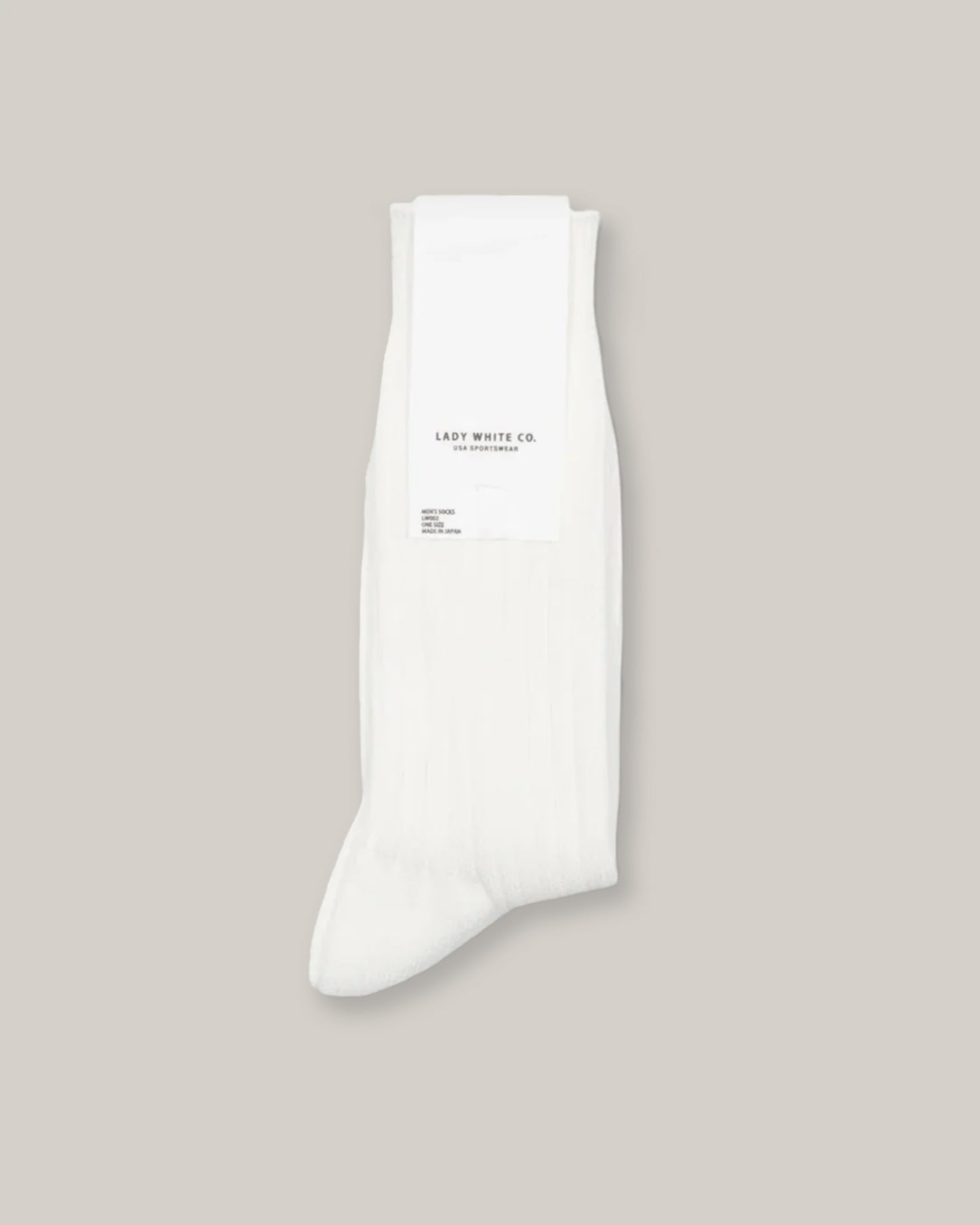 LADY WHITE CO.  LW-C SOCK - WHITE