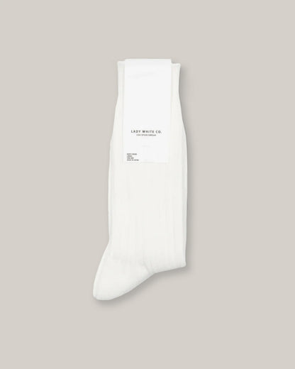 LADY WHITE CO.  LW-C SOCK - WHITE