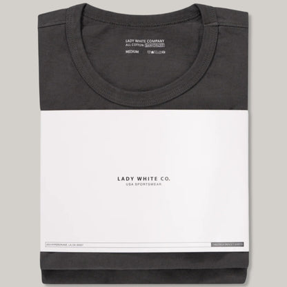 LADY WHITE CO. TEE 2 PACK - PEWTER