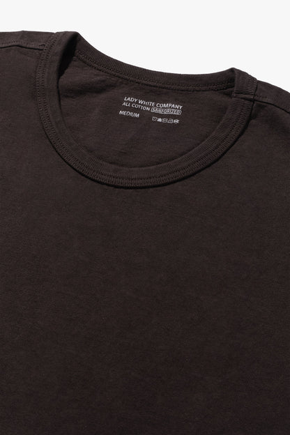LADY WHITE CO. TEE 2 PACK - BLACK MUSHROOM