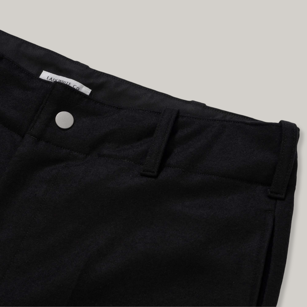 LADY WHITE CO. WOOL JERSEY PANT - BLACK