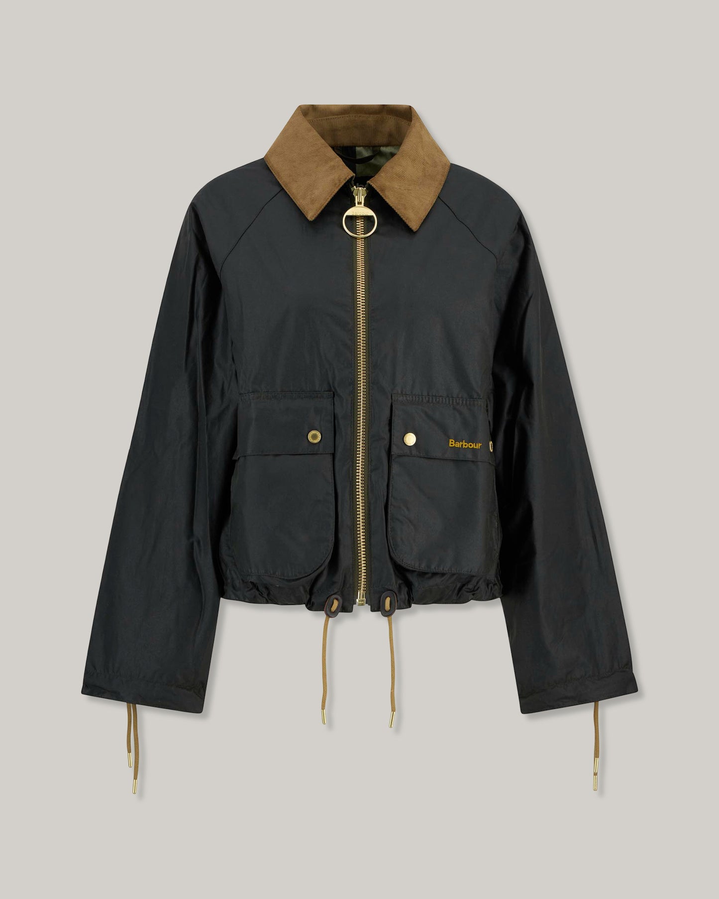 BARBOUR MARRON WAXED JACKET - FERN/ ANCIENT TARTAN