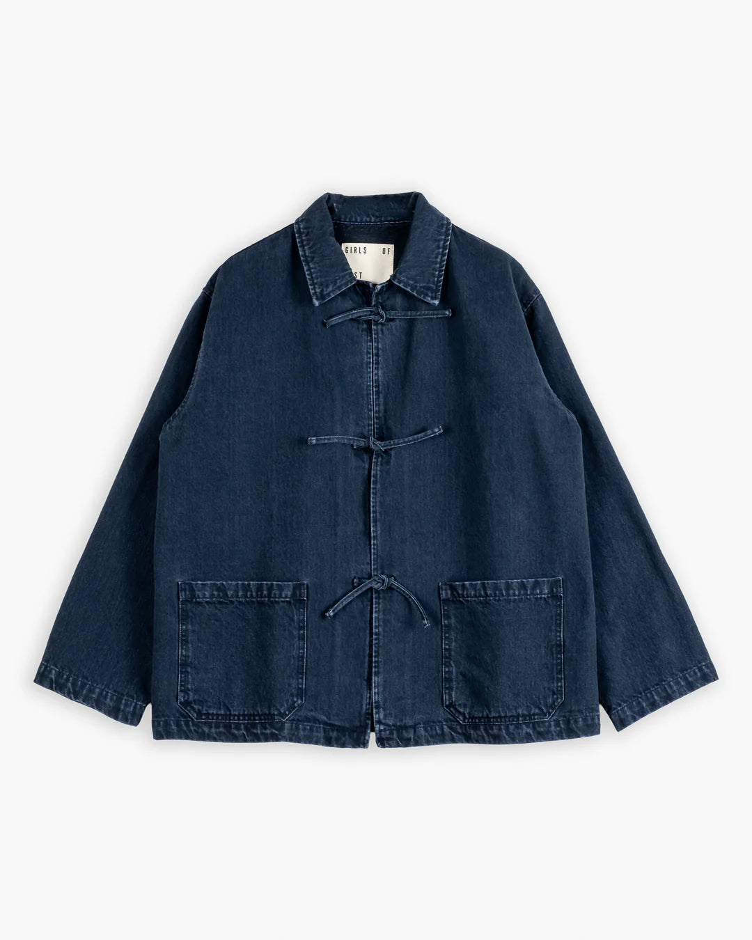EAT DUST TEMPLE JACKET - BLUE ENIGMA DENIM