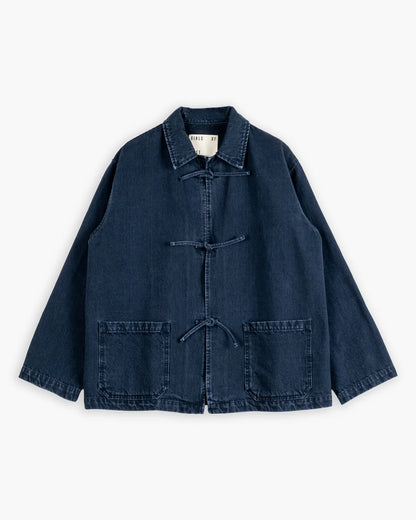 EAT DUST TEMPLE JACKET - BLUE ENIGMA DENIM