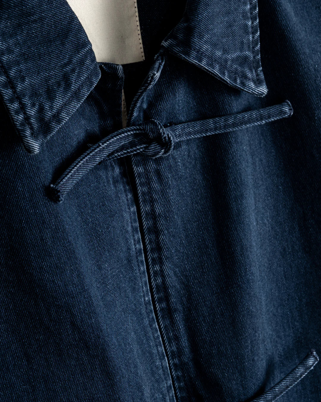 EAT DUST TEMPLE JACKET - BLUE ENIGMA DENIM