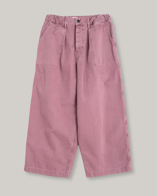 EAT DUST FATIGUE PANTS - DUCK CANVAS - ROSEWOOD