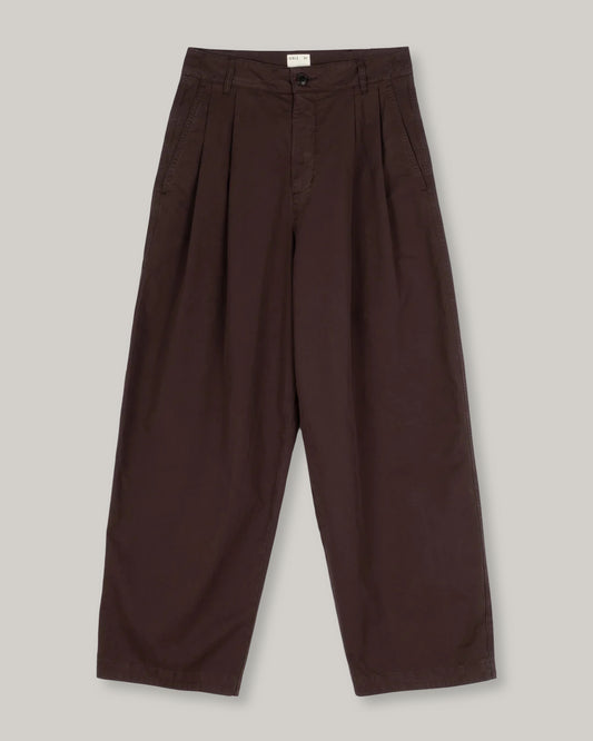 EAT DUST AMBASSADOR PANTS - CRISPY COTTON - COFFEE BROWN