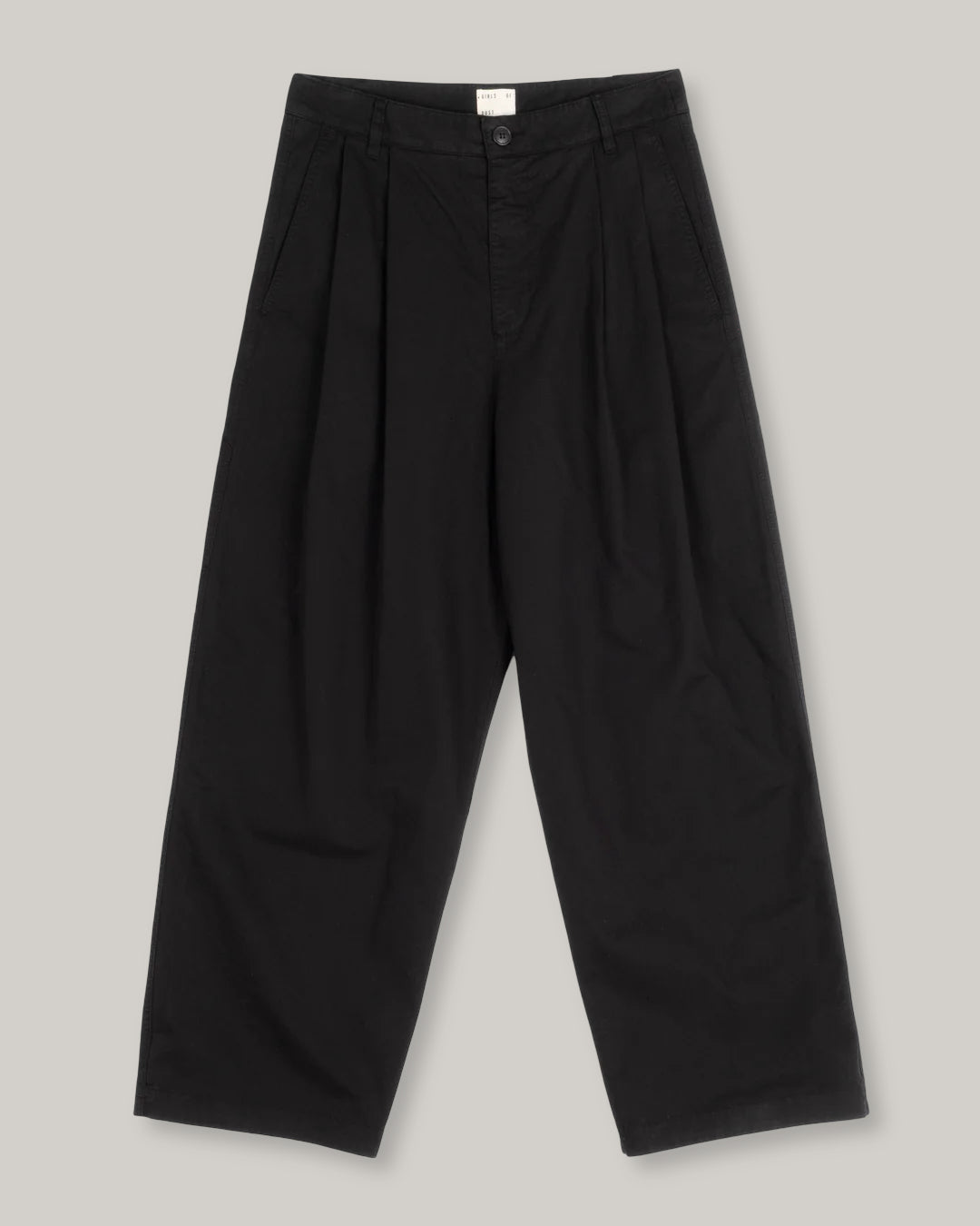 EAT DUST AMBASSADOR PANTS - CRISPY COTTON - BLACK