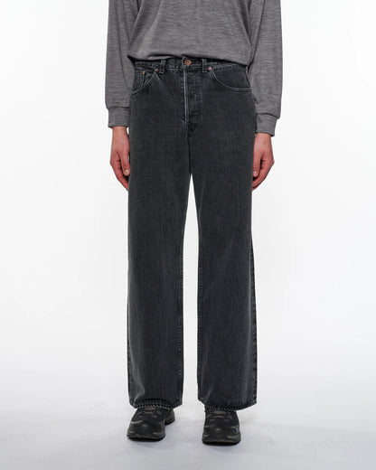 MARKA WIDE LEG JEANS - FADED BLACK